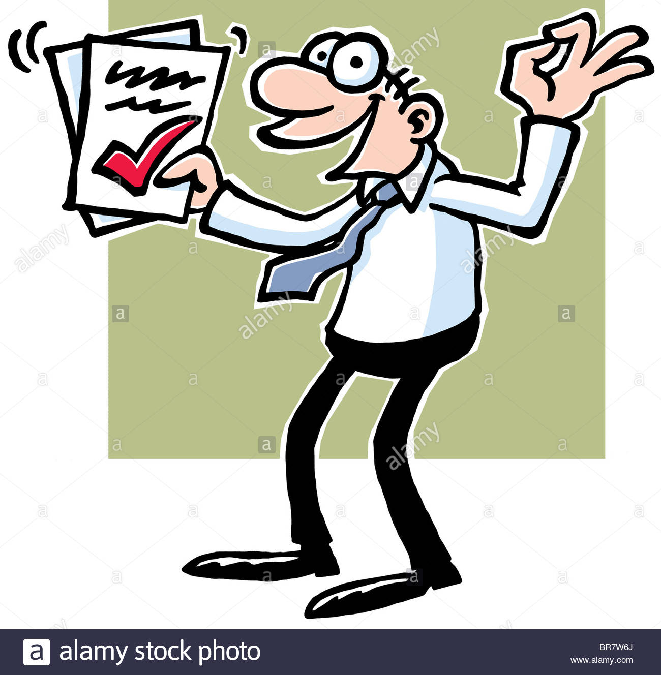 1300x1328 A Cartoon Drawing Of A Man Wearing A Shirt And Tie Holding