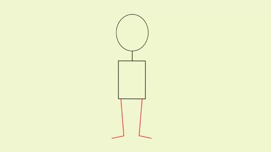 550x309 How To Draw A Cartoon Man 15 Steps (With Pictures)