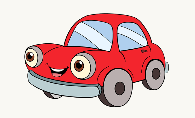 662x400 Cartoon Cars Drawing Collection