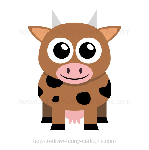 500x504 To Draw A Cow