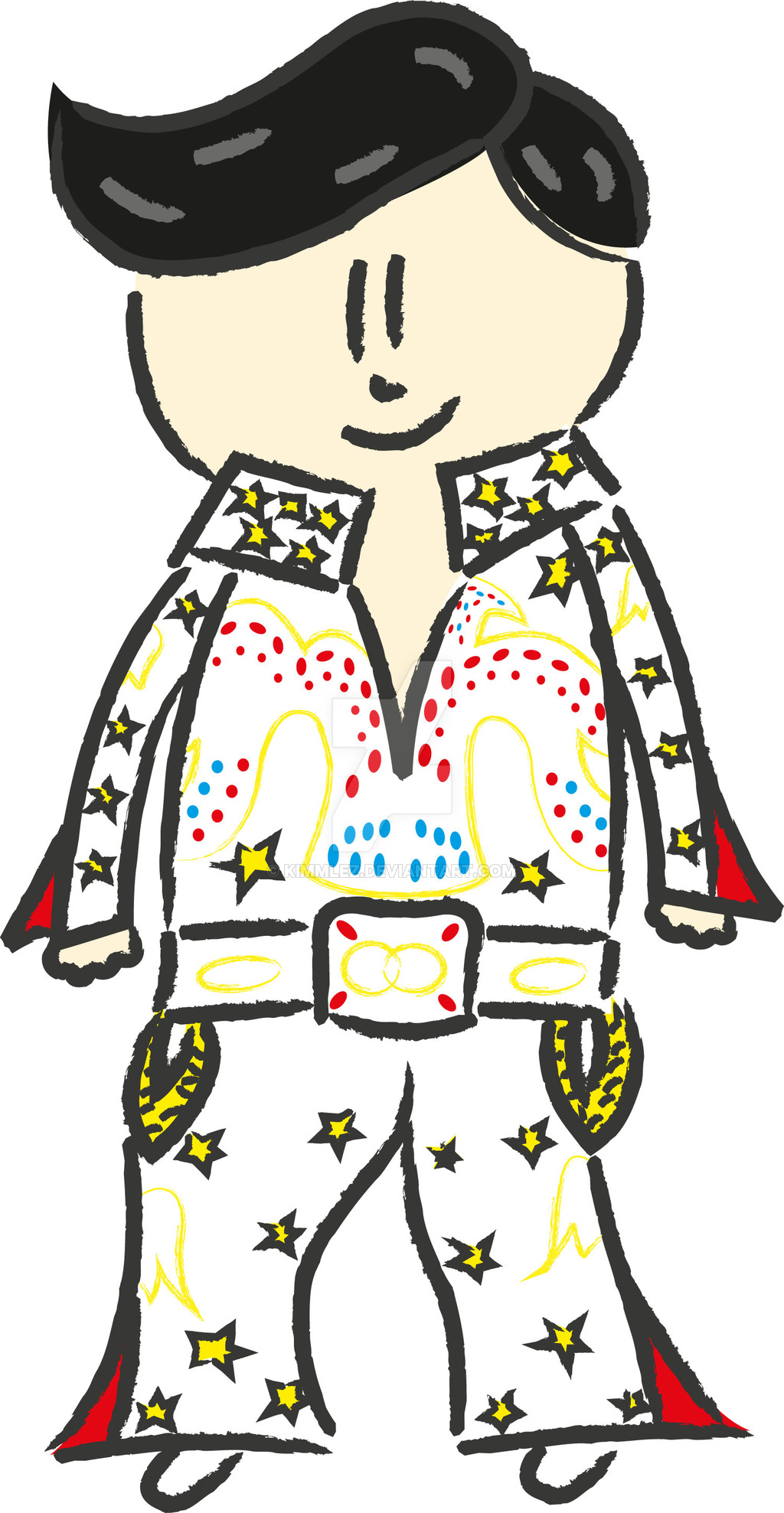 1024x1977 Elvis Cartoon Pictures Group