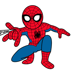 250x250 How To Draw Spiderman Cartoon Drawing Lesson