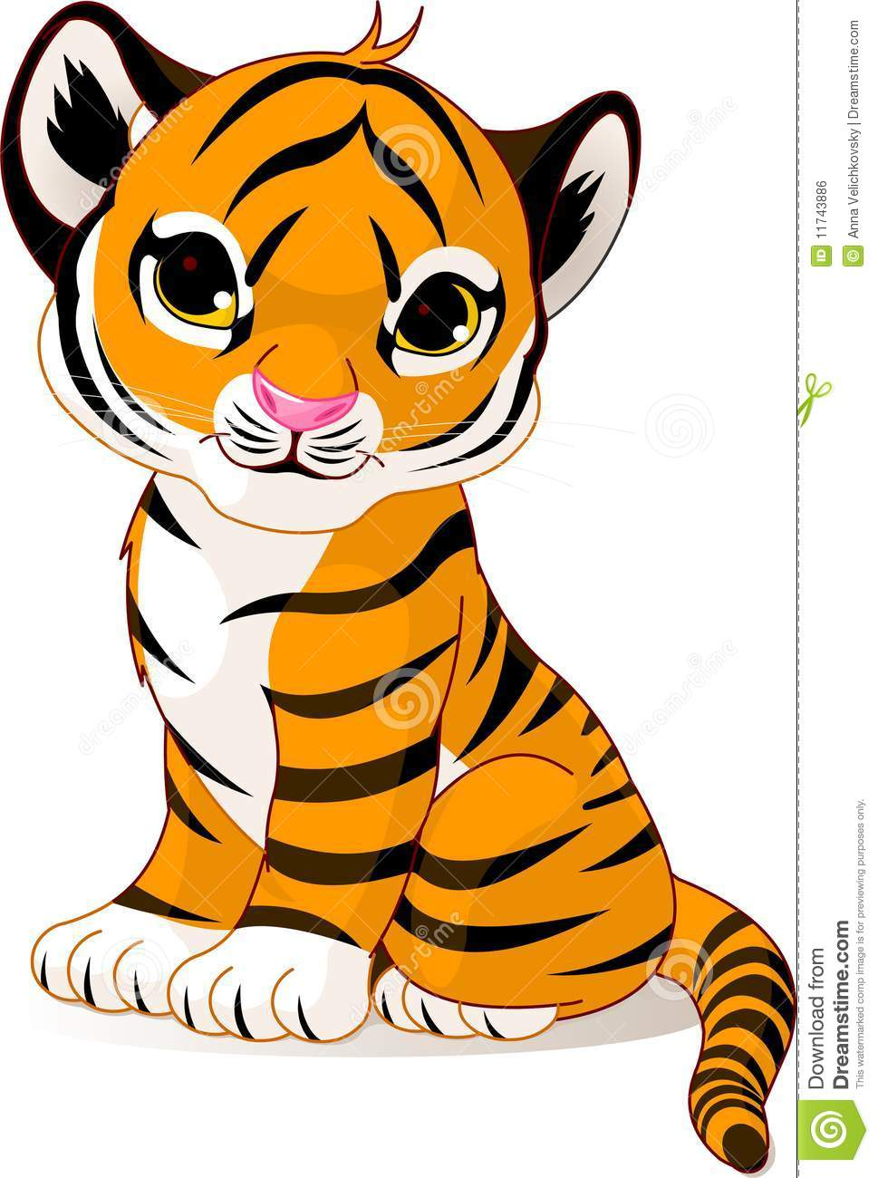 969x1300 Tiger Cub Cartoon Drawing Tiger Clipart Tiger Cub