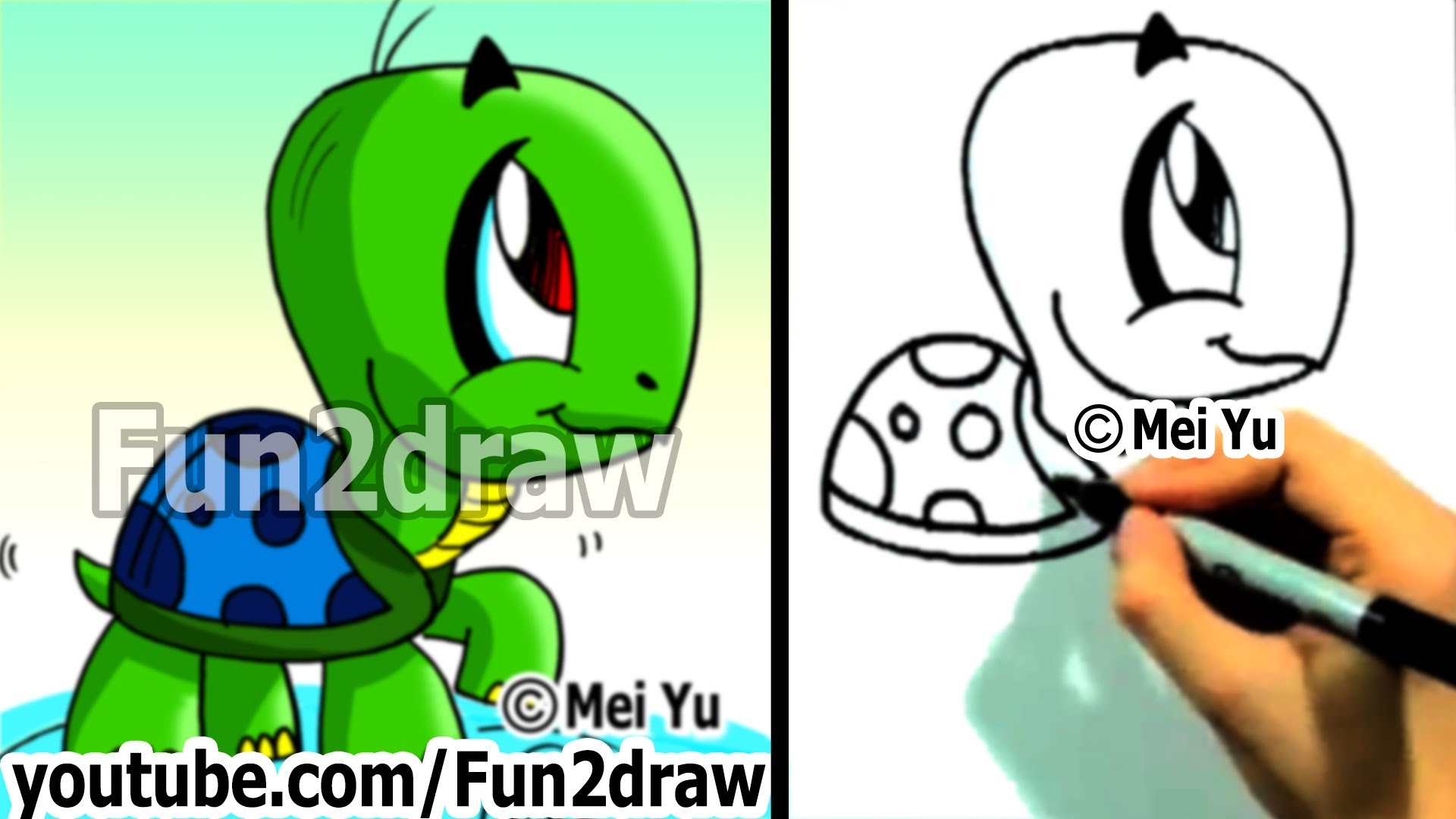 1920x1080 How To Draw A Turtle