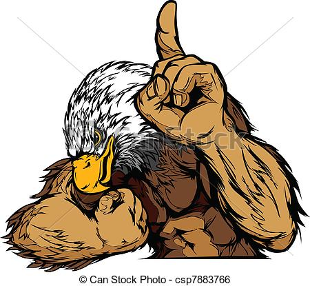 450x415 Eagle Mascot Body Vector Cartoon. Cartoon Vector Mascot Clip