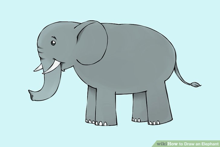 728x485 4 Ways To Draw An Elephant