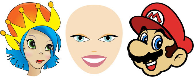 675x268 Drawing Faces In Illustrator