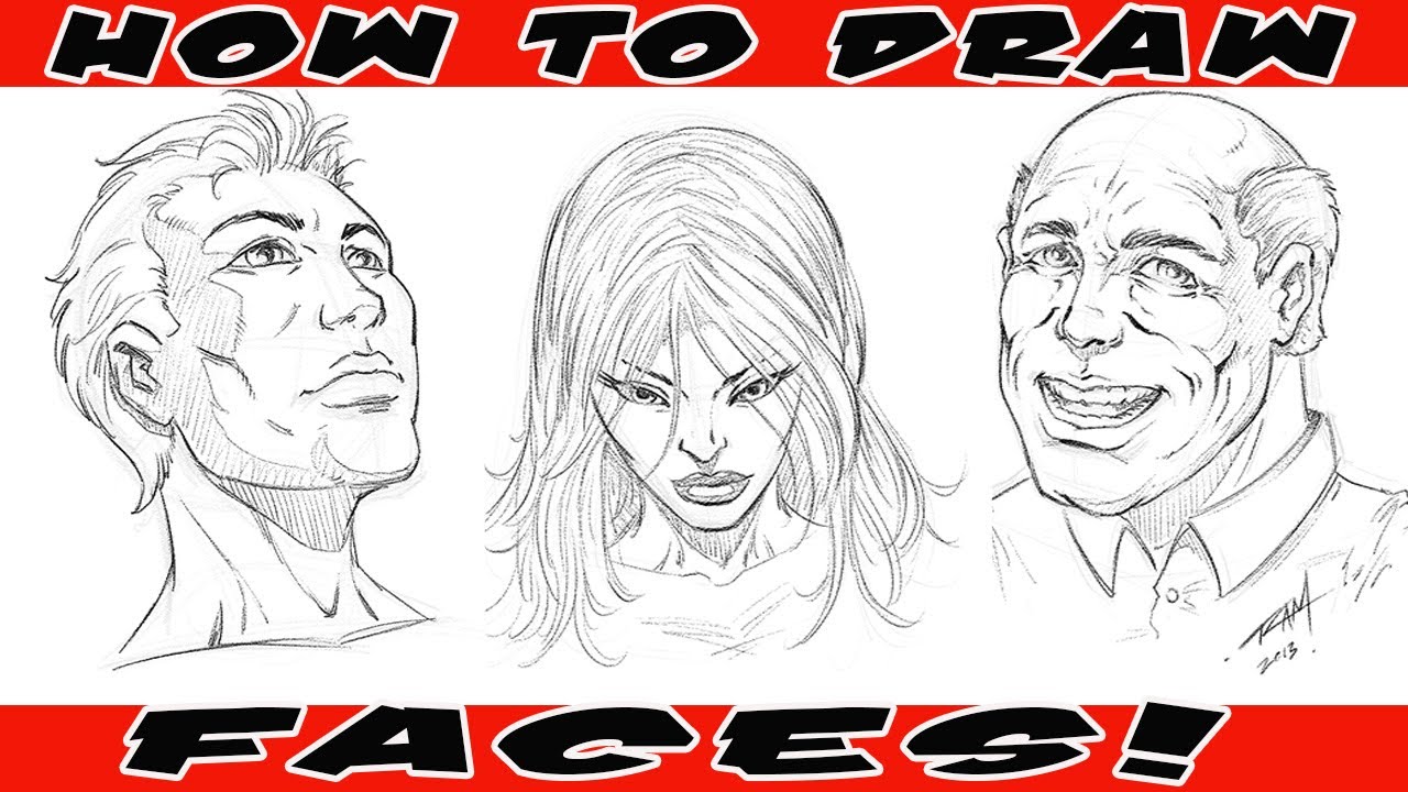 1280x720 How To Draw Comic Book Faces