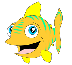 250x226 Cartoon Fish Step By Step Drawing Lesson
