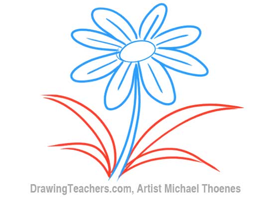 550x397 Cartoon Flower