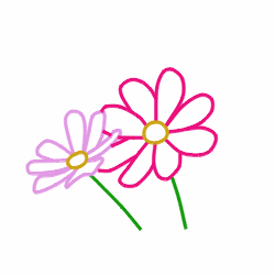 250x250 To Draw Cartoon Flowers