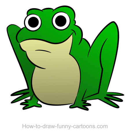 450x465 Frog Drawings (Sketching + Vector)