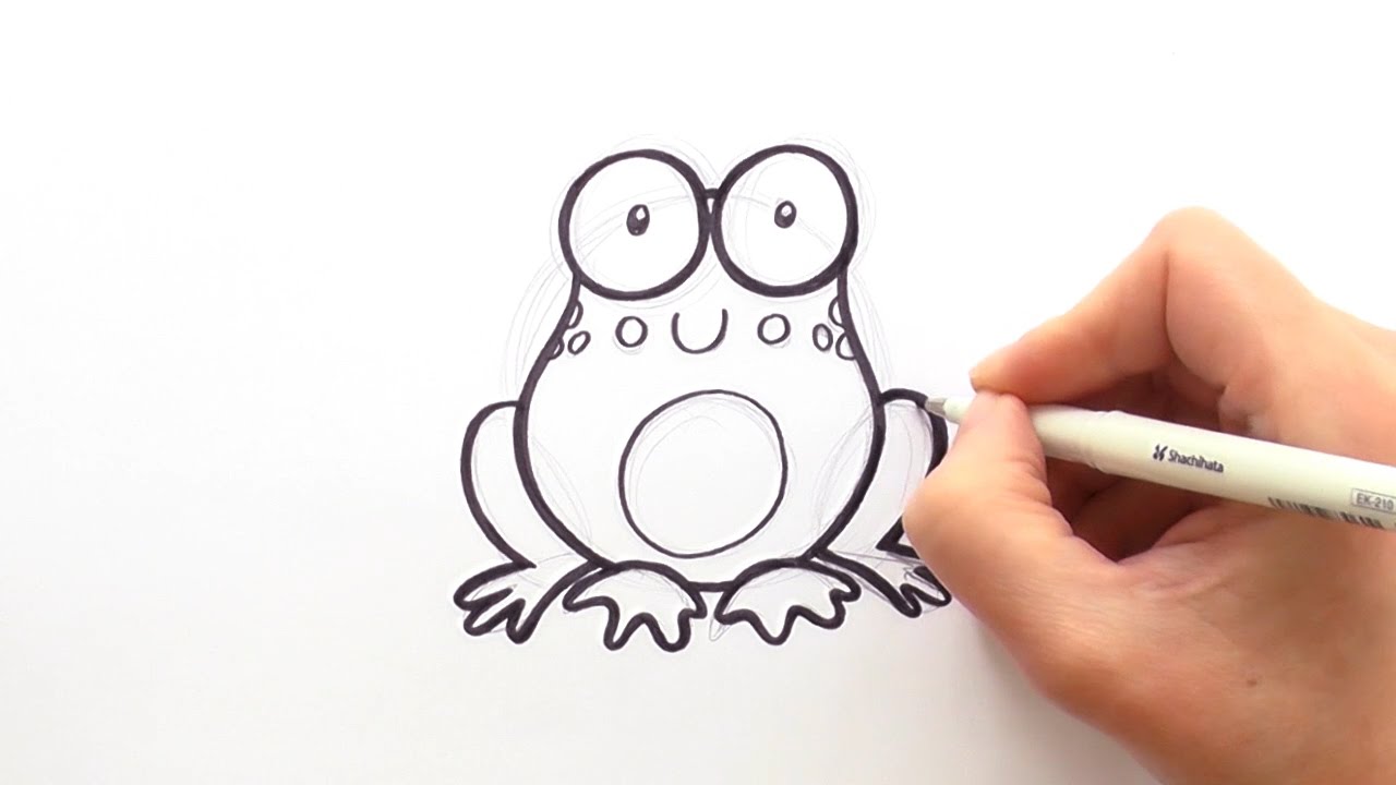 1280x720 How To Draw A Cartoon Frog