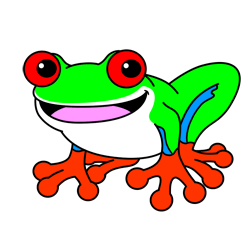 250x250 How To Draw A Frog Cartoon