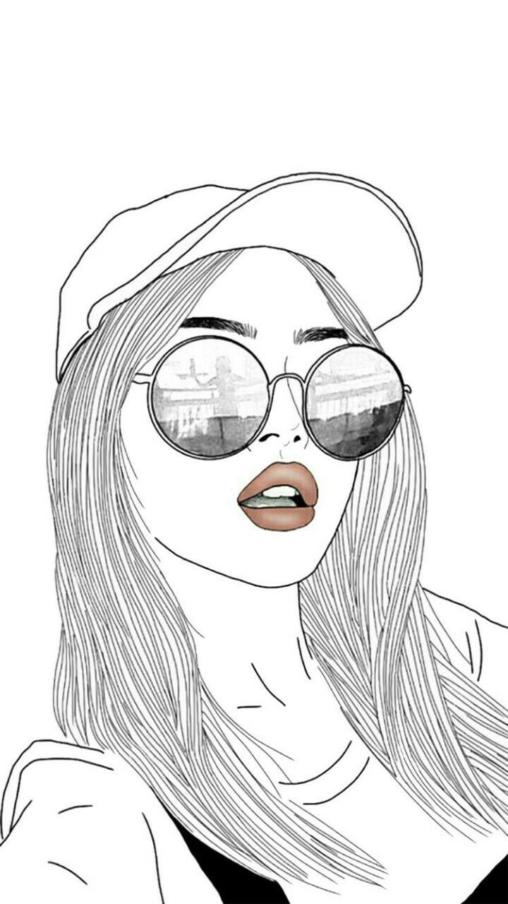 720x1280 Tumblr Girl Drawing