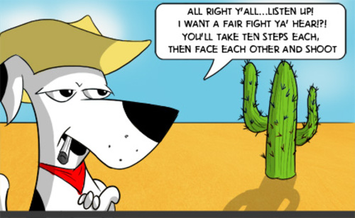 500x308 How Fast Can You Draw A Gun By Funhouse Media Amp Culture Cartoon