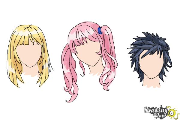 600x400 How To Draw Manga Hair
