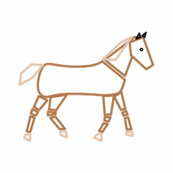 250x250 Drawing A Cartoon Horse