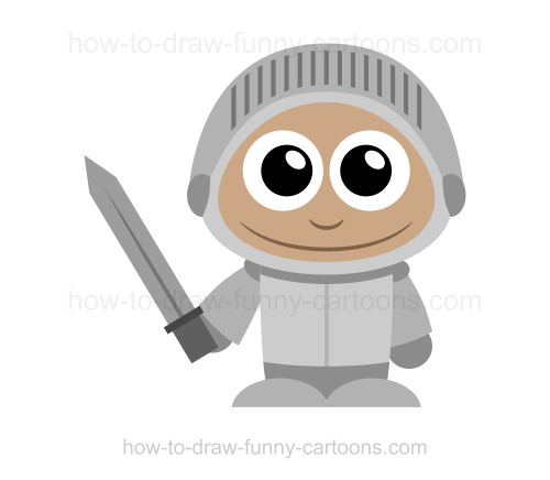 500x436 To Draw A Knight