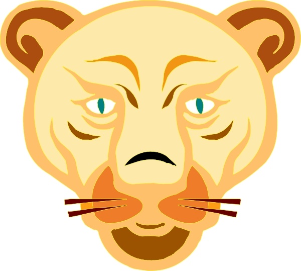 600x539 Lion Face Cartoon Clip Art Free Vector In Open Office Drawing Svg