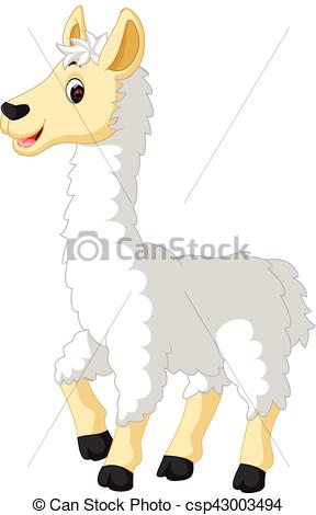 288x470 Illustration Of Llama Cute Cartoon Eps Vectors