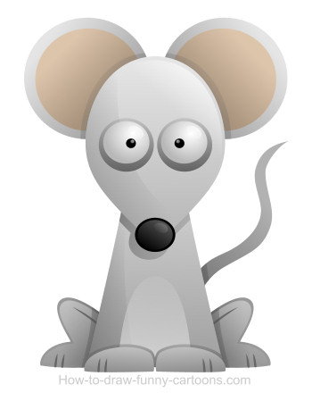 350x449 Drawing A Mouse Cartoon