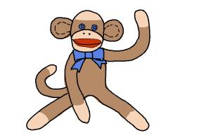 300x200 How To Draw A Cartoon Monkey