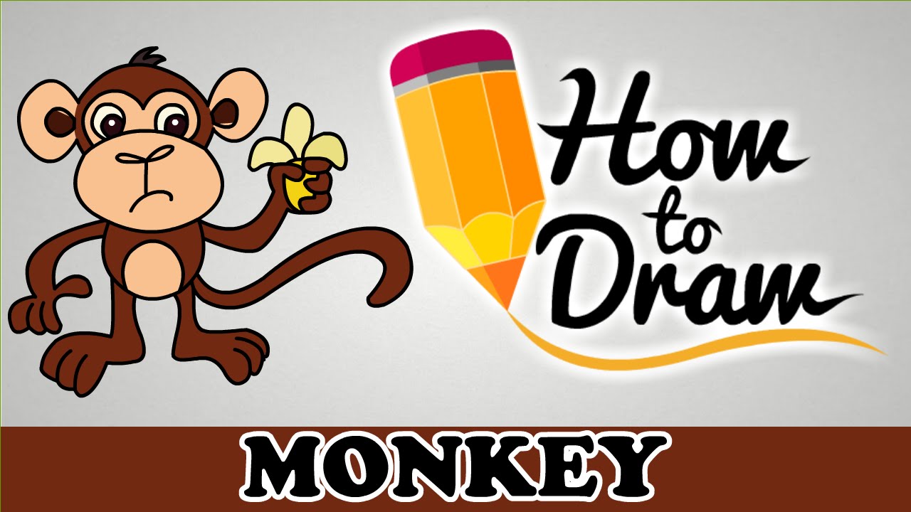 1280x720 How To Draw A Monkey