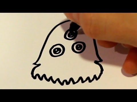 480x360 How To Draw A Cartoon Monster V3