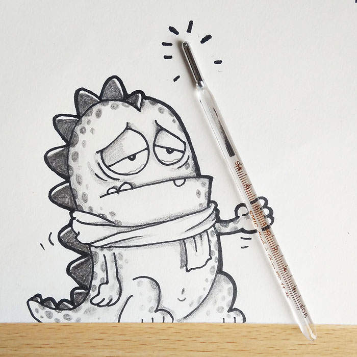 700x700 Cartoon Dragon Object Real