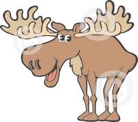 200x176 Cute Moose Drawing