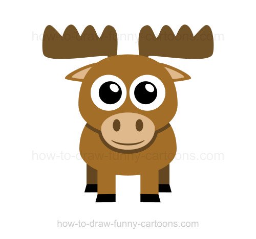 500x468 To Draw A Moose