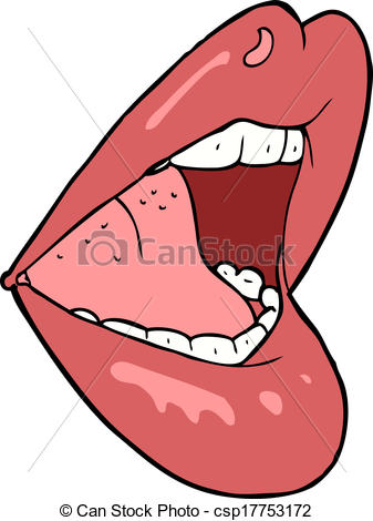 337x470 Cartoon Open Mouth Vectors Illustration