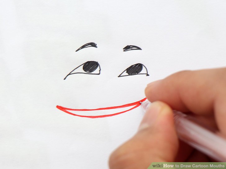 728x546 4 Ways To Draw Cartoon Mouths