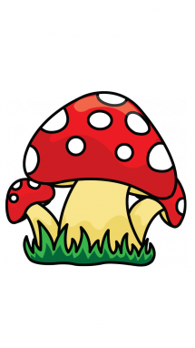 215x382 How To Draw A Poisonous Mushroom, Mushrooms, Easy Step By Step