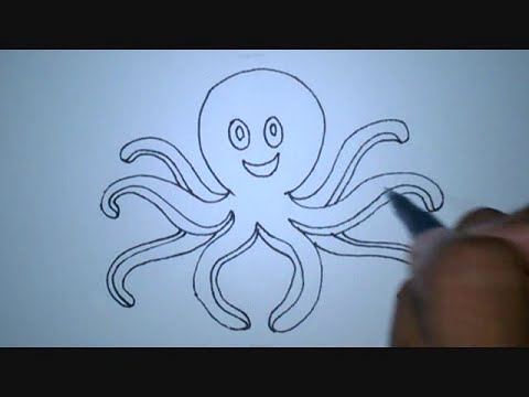 480x360 How To Draw An Octopus (Cartoon Version)