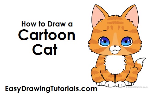 500x315 How To Draw A Cartoon Kitten