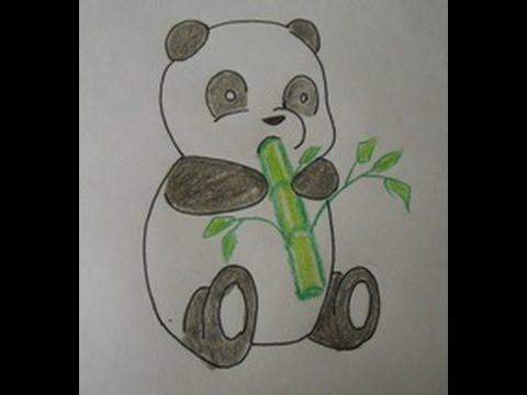 480x360 How To Draw A Cartoon Panda Baby Easy Drawing Step By Step