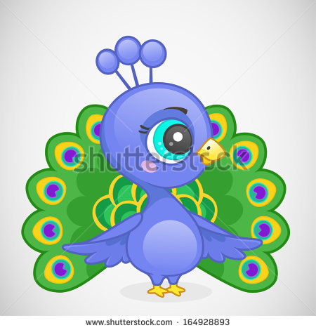 450x470 Cute Cartoon Baby Peacock Peacock Cartoon Stock Photos