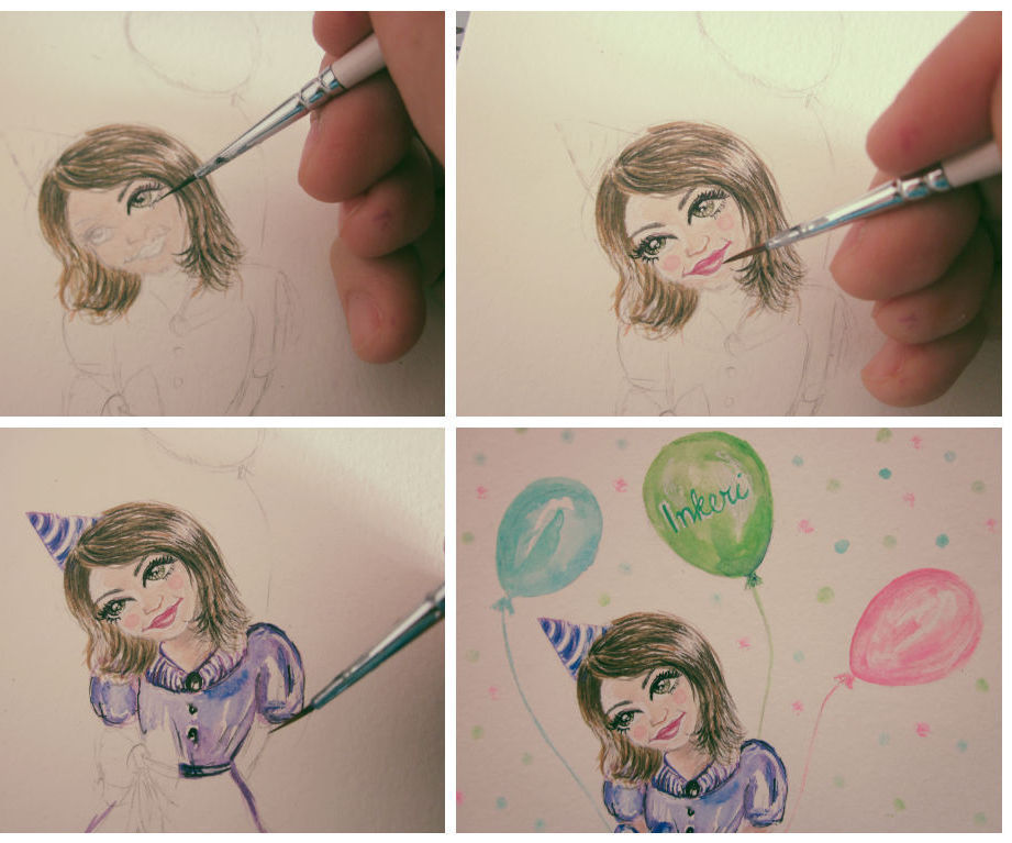 921x767 How To Draw Cartoon Portraits From Photographs 7 Steps (With