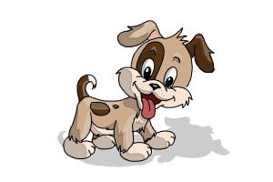 300x200 How To Draw A Cartoon Puppy