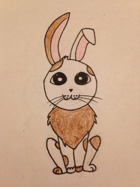 478x640 How To Draw A Cute Cartoon Bunny