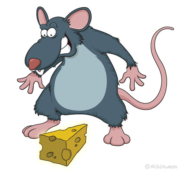 620x587 Cartoon Rat Chasing The Cheese Is This Cheeky Cartoon Rodent