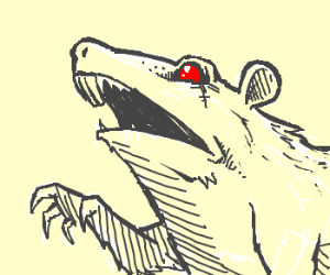 300x250 Evil Vampiric Cartoon Rat