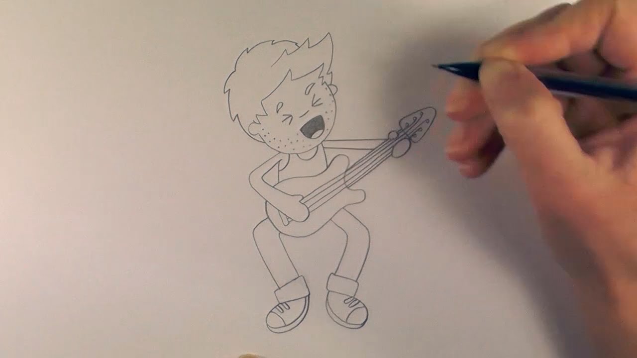 1280x720 R.e.a.p How To Draw A Cartoon Rock Star