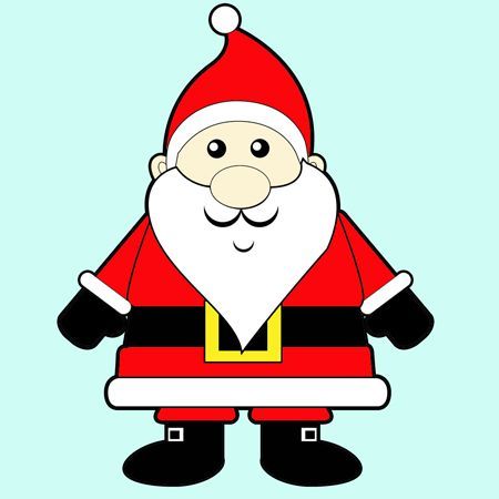 450x450 Cho Make Santa Claus Drawing Christmas Ideas