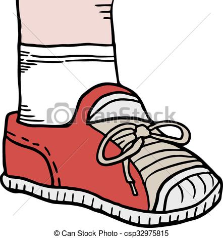 442x470 Creative Design Of Cartoon Shoe Vector Clip Art