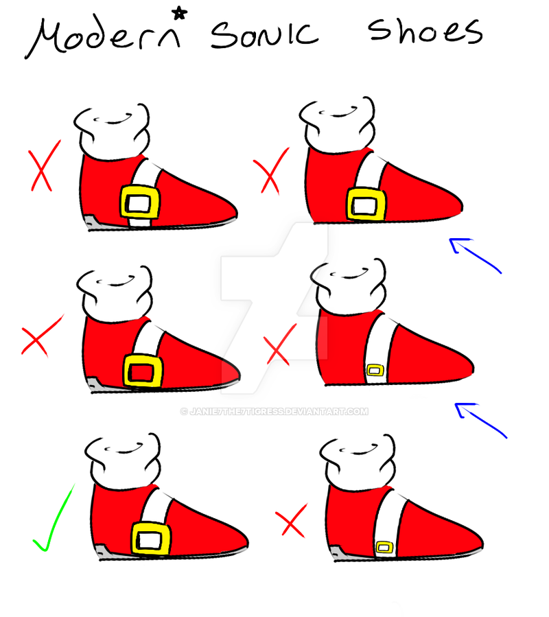 800x899 How To Draw Correctly Sonic Shoes By Janielemire
