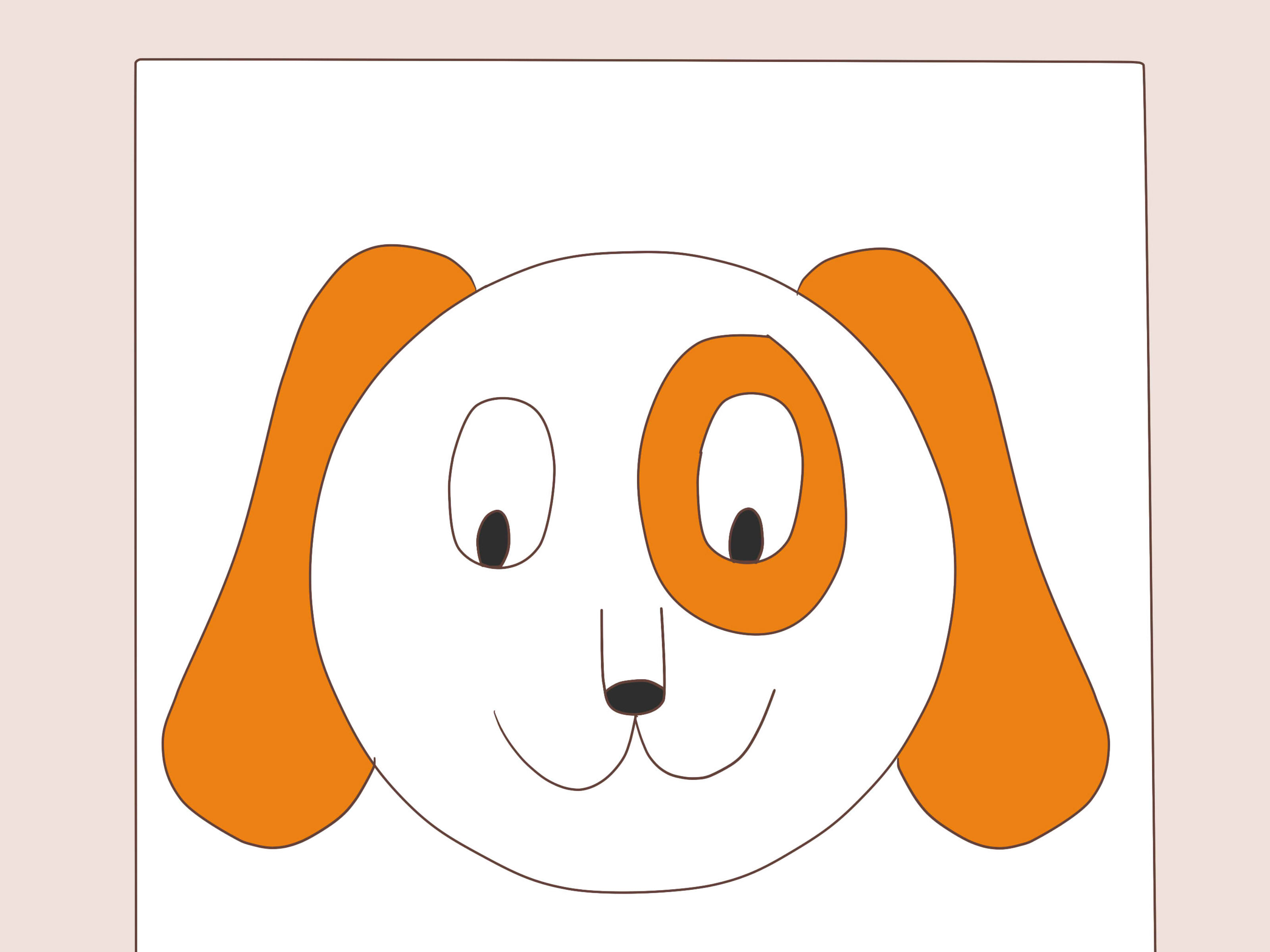 3200x2400 How To Draw An Orange Dog Cartoon 9 Steps (With Pictures)