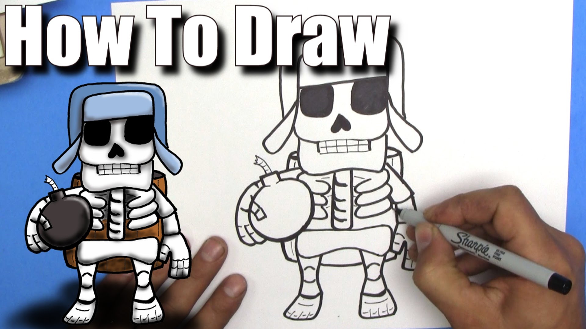 1920x1080 How To Draw A Giant Skeleton From Clash Royale
